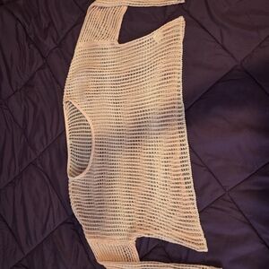 Beige Knit Sweater Top